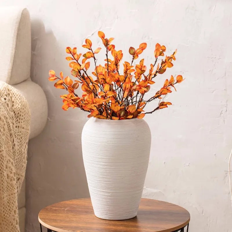 Jingdezhen-Minimalist Countertop Combination Set, Creative Japanese Dried Flowers, Hydroponic Vase, Home Ornament, Solid Color - view 2