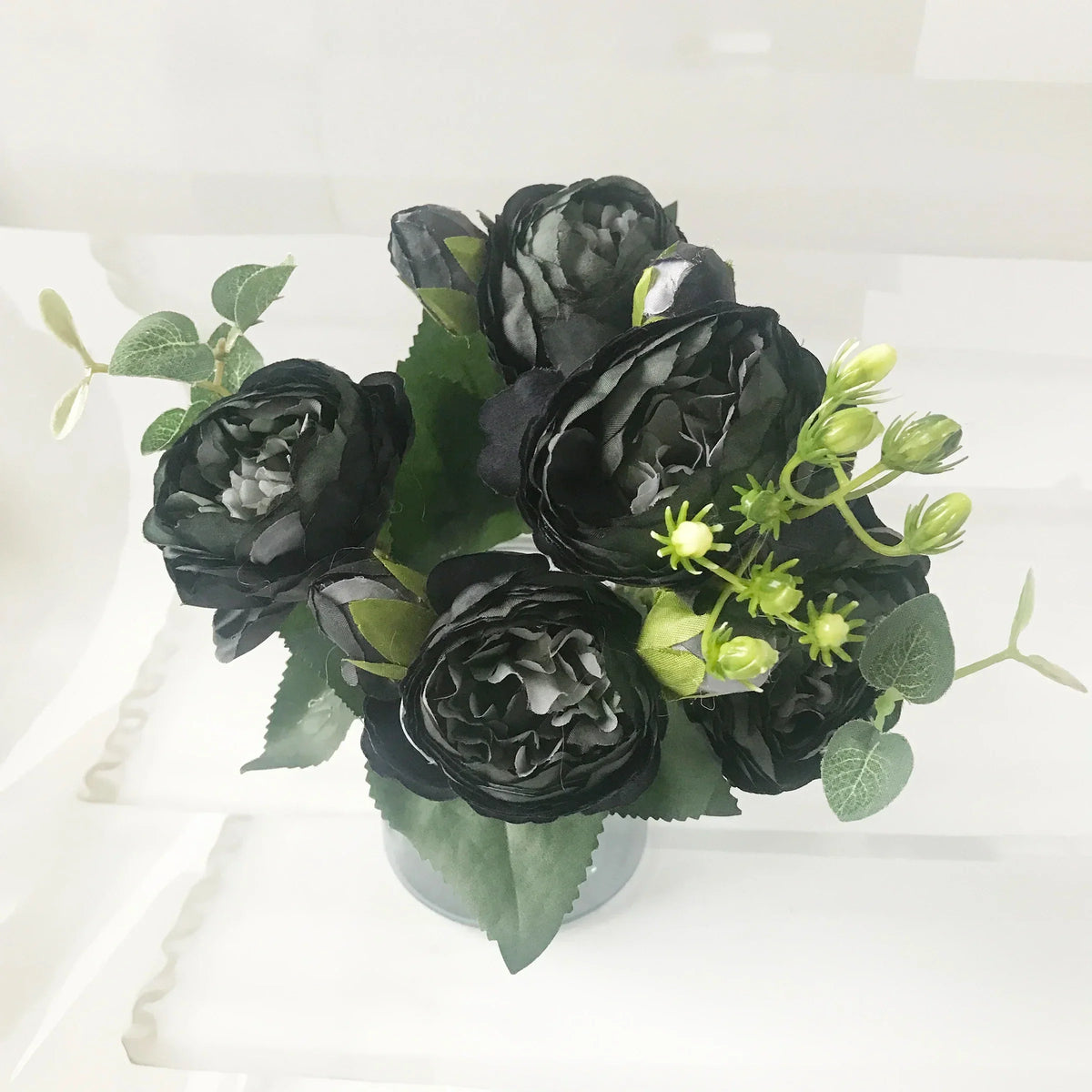 Bouquet of artificial peonies for interior wedding decoration - 9