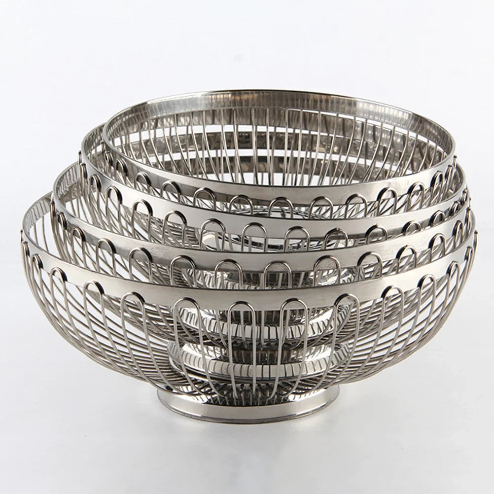 Stainless steel fruit basket for fresh vegetables and storage - view 2