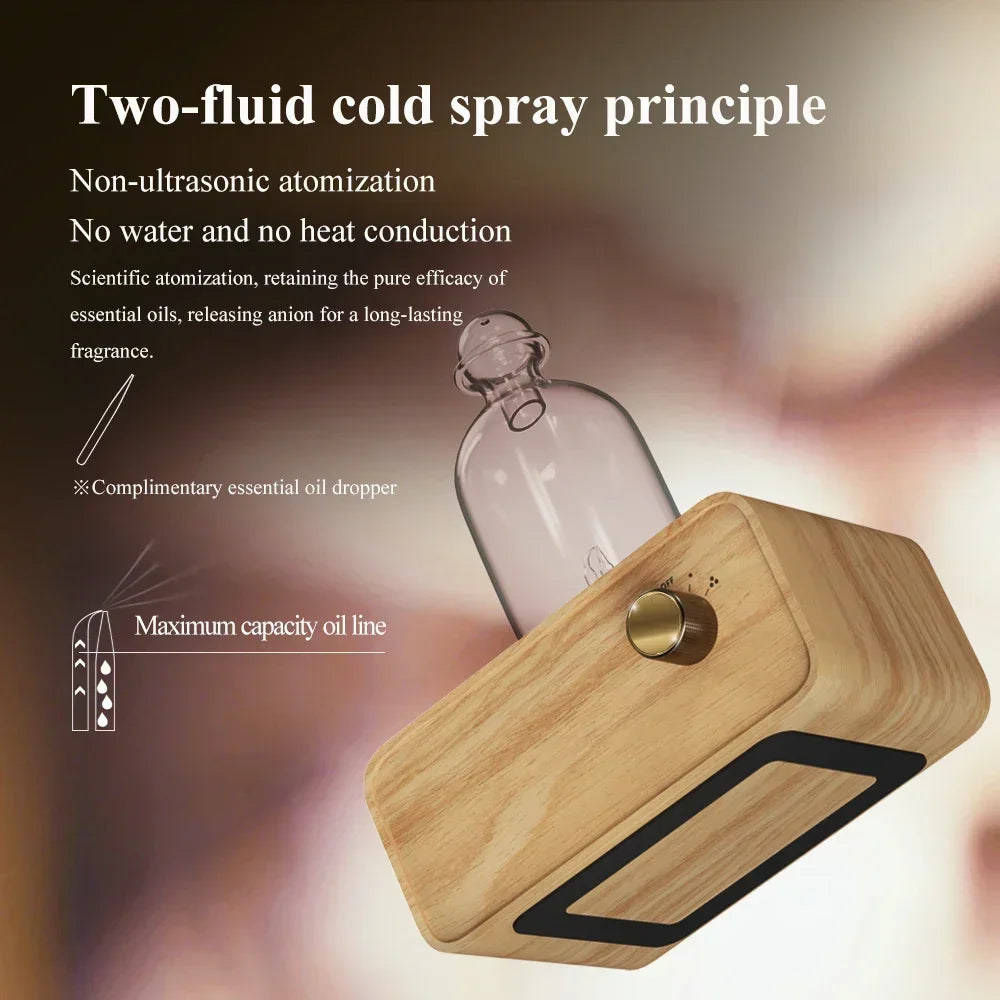Glass essential oil diffuser with professional nebulizer - view 3