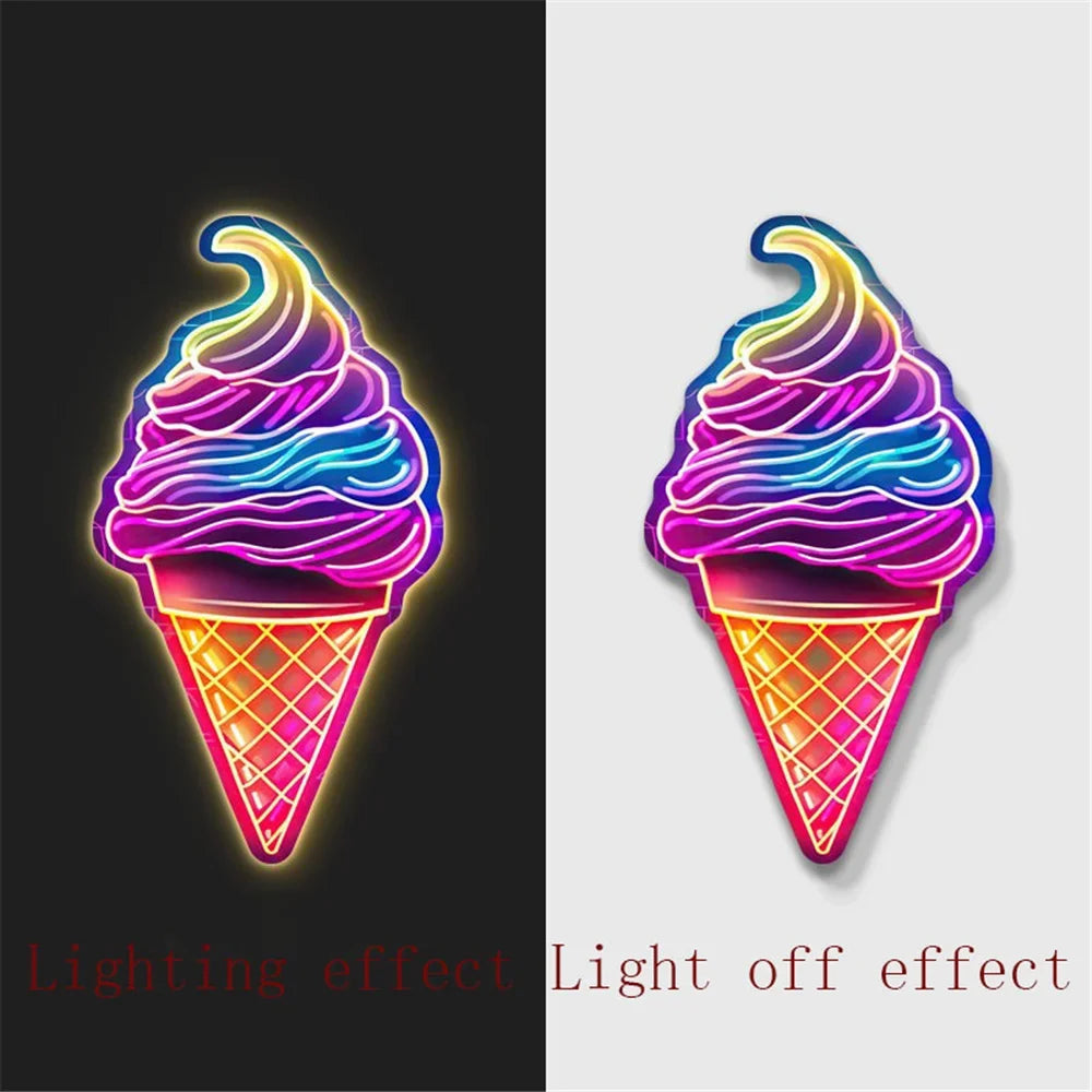LED wall sconce for light decoration children and coffees - Q / 54X100 CM