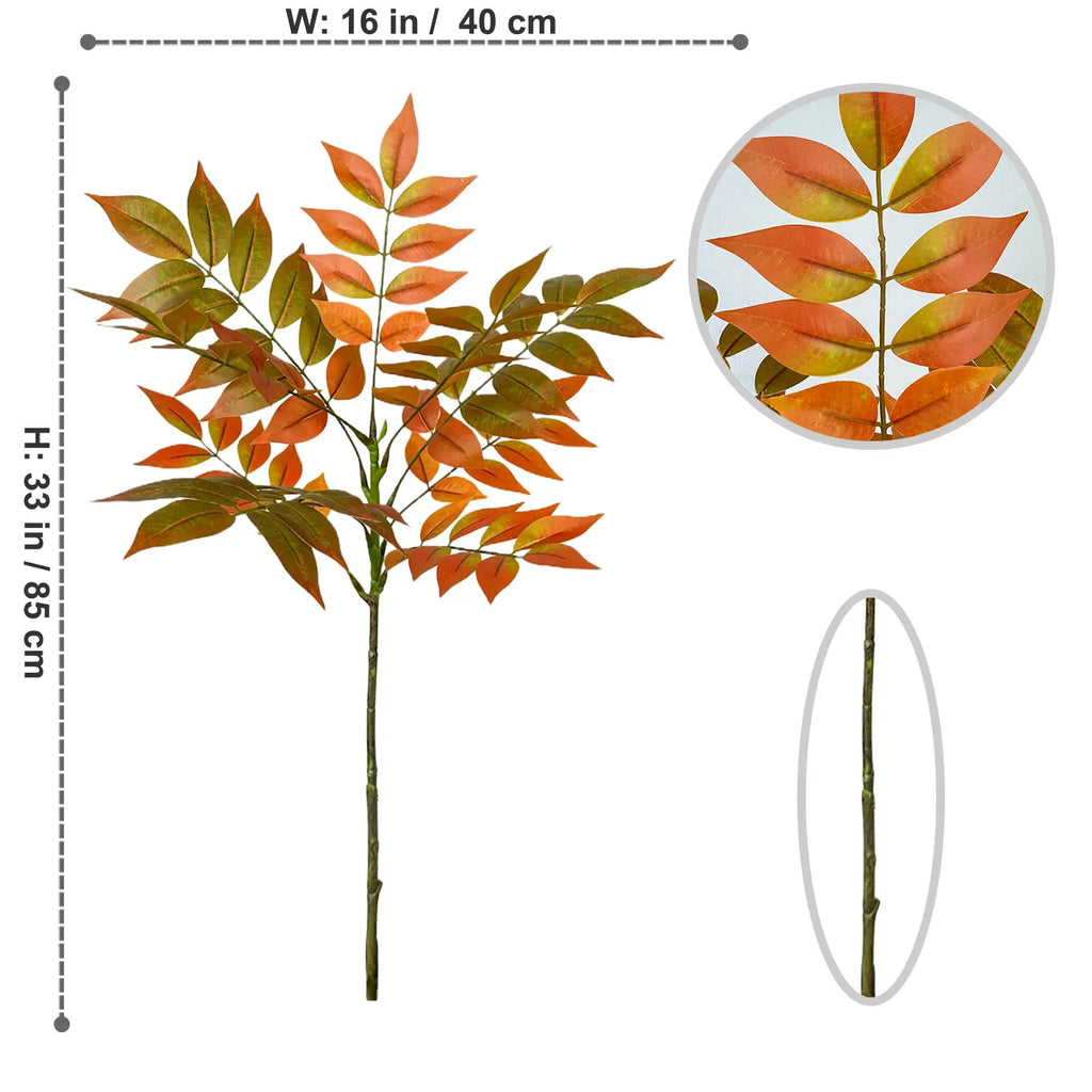 Artificial plants large fake branches for outdoor interior decoration - ZA-437-85CM / 1 piece