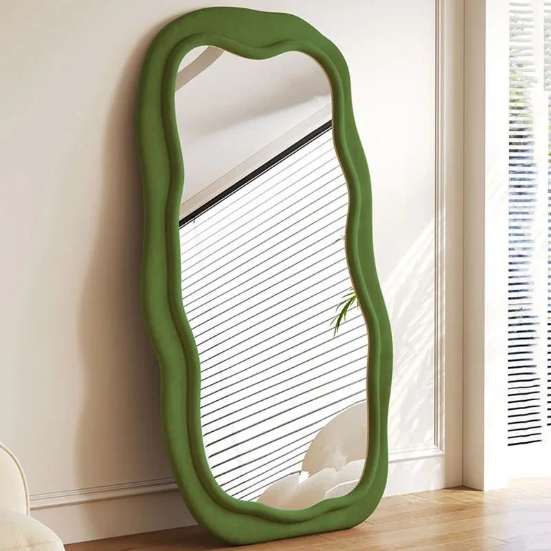 Decorative mirror in macrame Nordic style for men - view 4