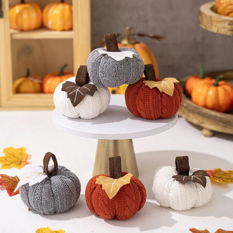 Decorative pumpkins for autumn thanksgiving and halloween - view 3