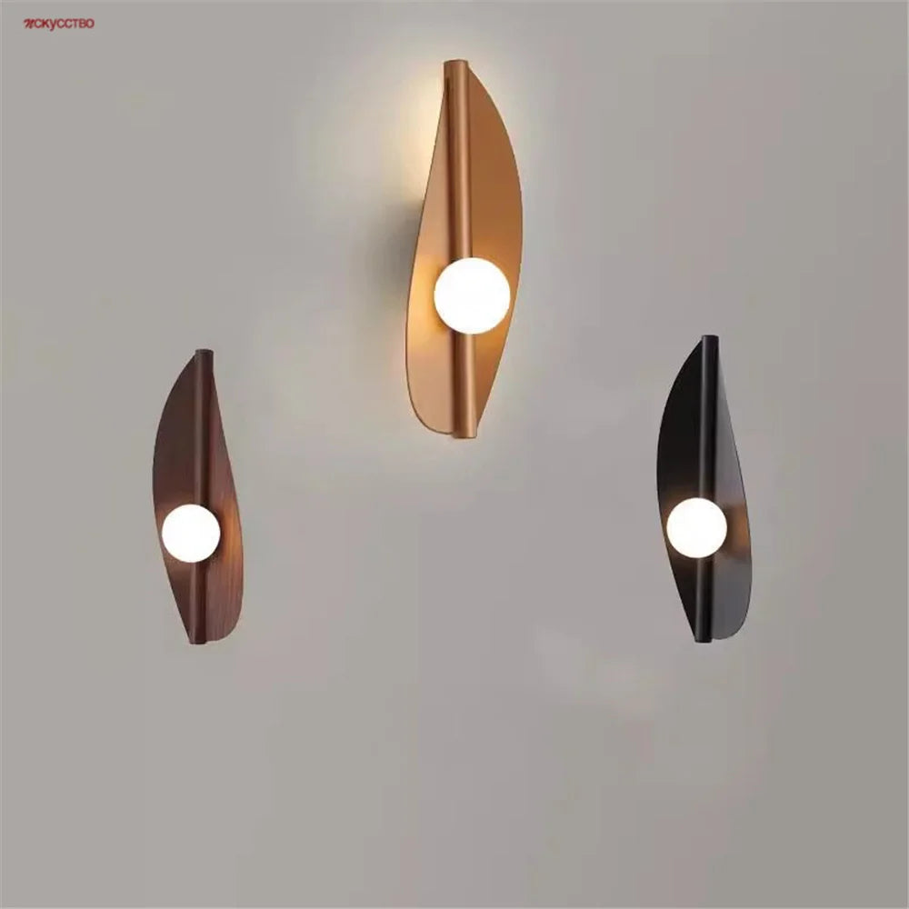 LED wall sconce design sheet in modern acrylic interior decoration