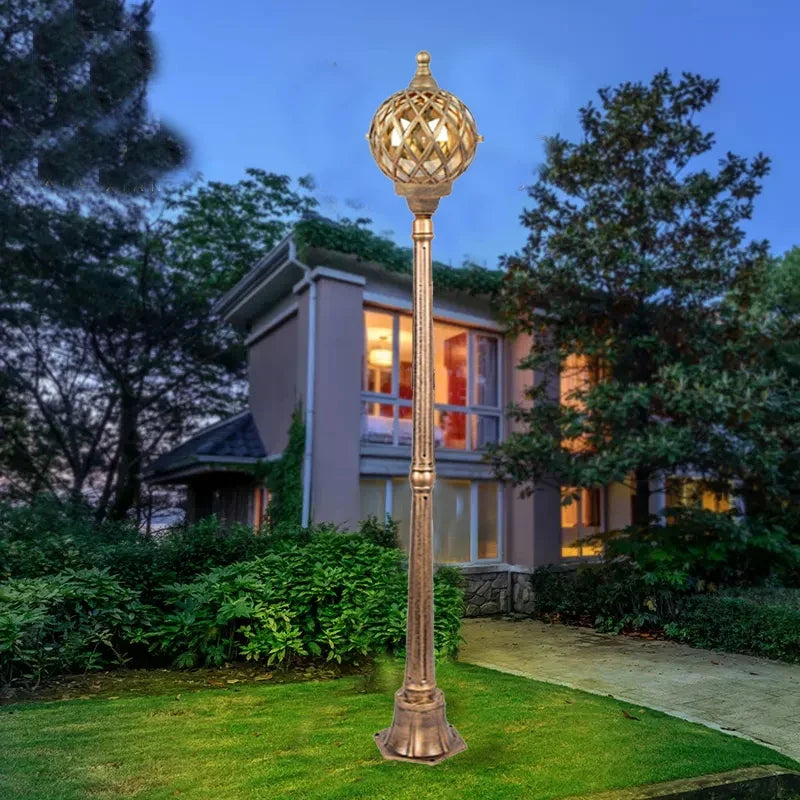 Unique head garden floor lamp in decorative led - view 3