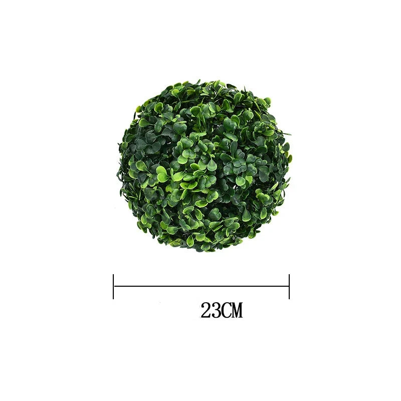 Lot of artificial topiary balls for garden and wedding decoration - 23 cm / 4 Pieces