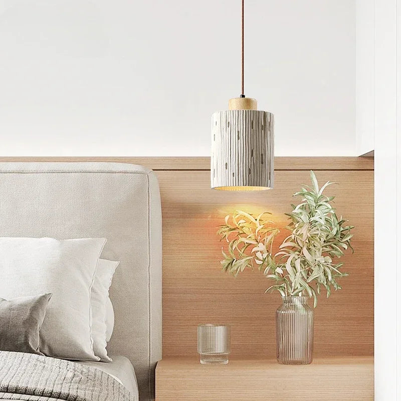 Retro style stone hanging chandelier for interior decoration - view 2