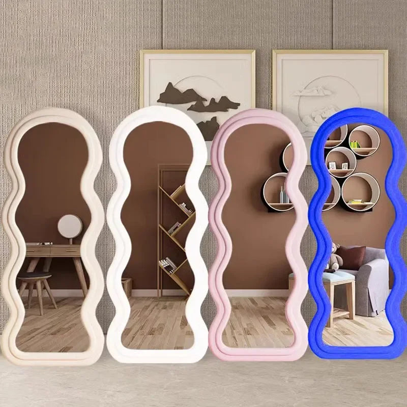 Corrugated mirror modern design for chic and funky space - view 4