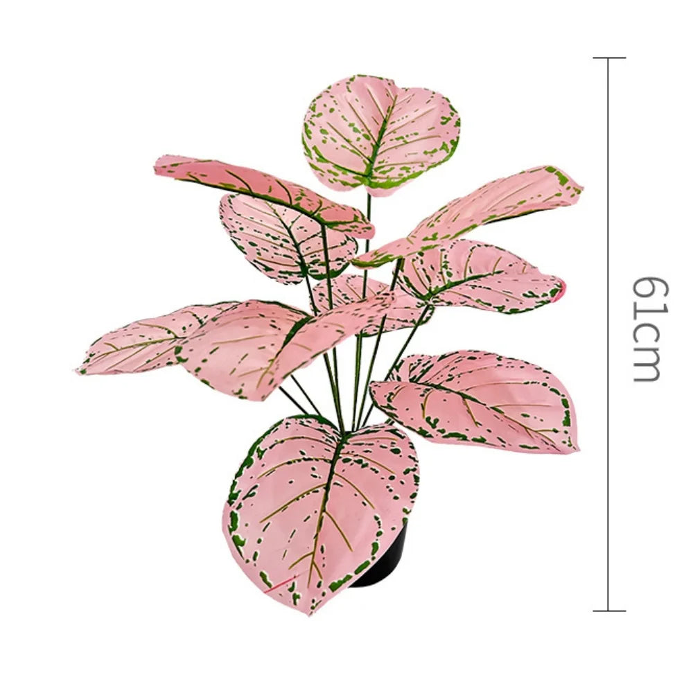 Artificial bonsai plants in pot decoration for party and wedding - 60cm No Pot Pink