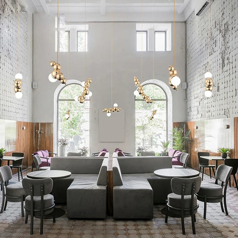 Chandelier led molecular design trend lighting 2024 pendant light - view 4