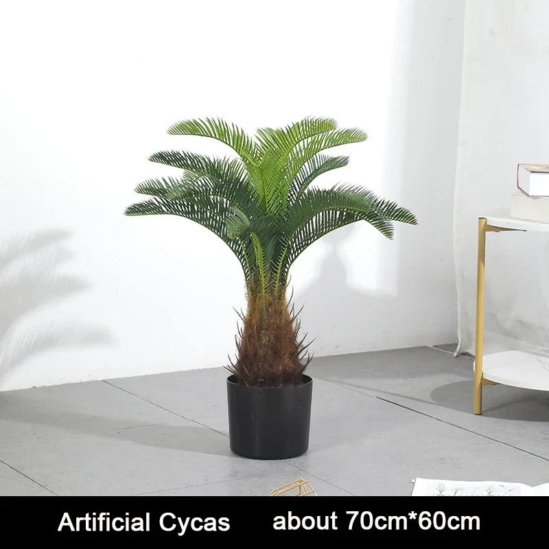 Artificial plant cycas revoluta for interior and exterior decoration - 70cm