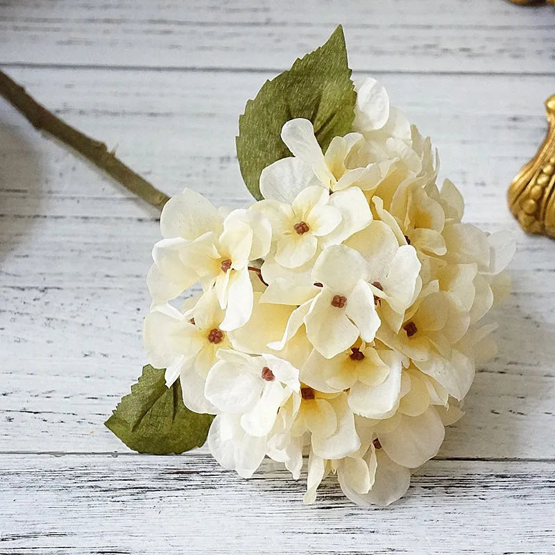 Silk hortensia bouquet for interior decoration and wedding - 7