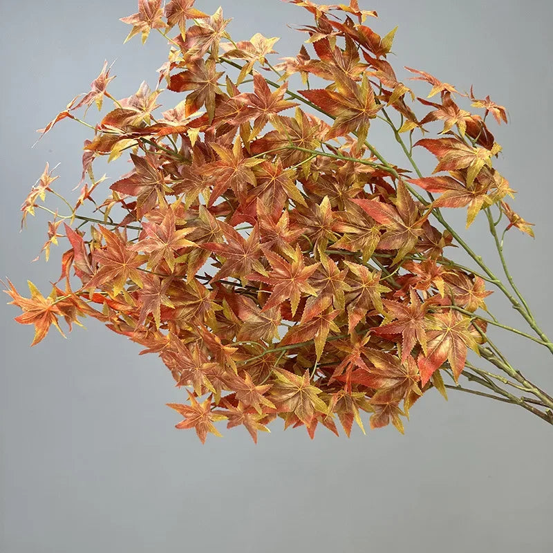 Artificial plants in decorative silk maple foliage for indoor use - view 3