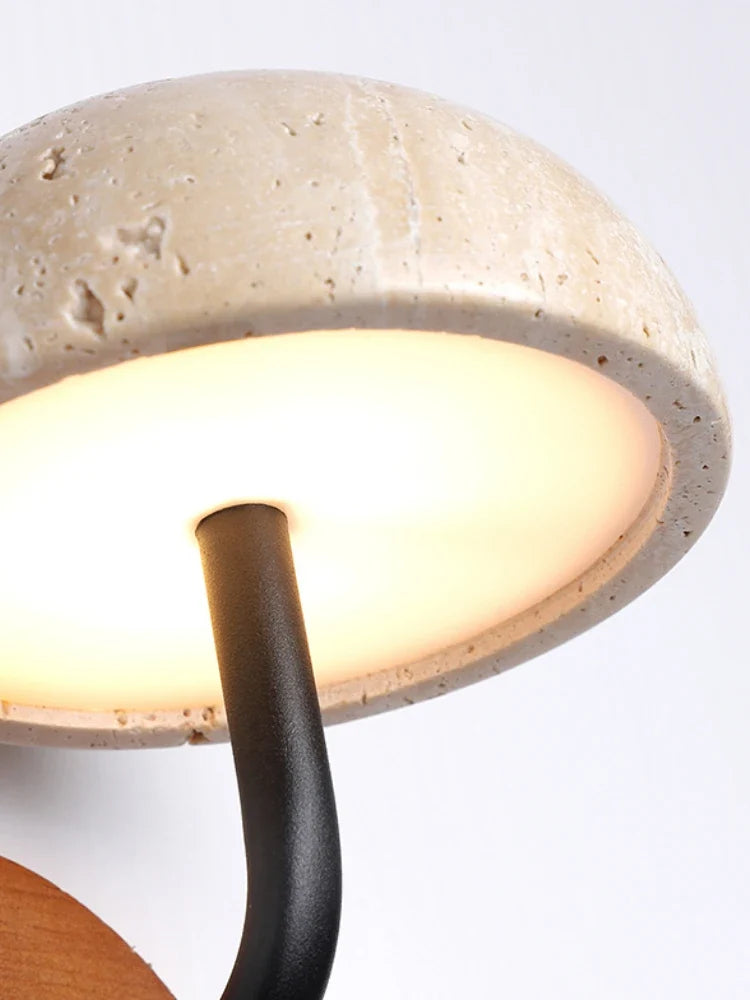 Simple bedside lamp wall sconce with natural atmosphere - view 5