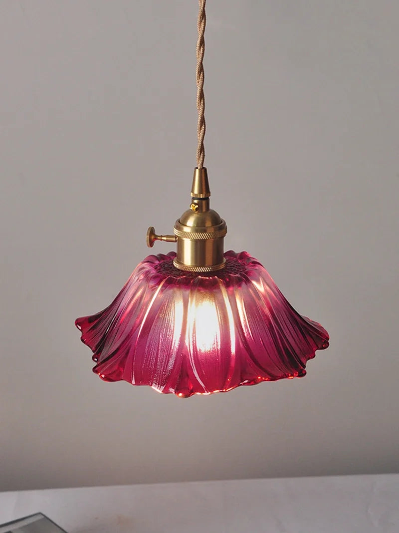 Pendant in decorative glass modern Japanese style - view 5