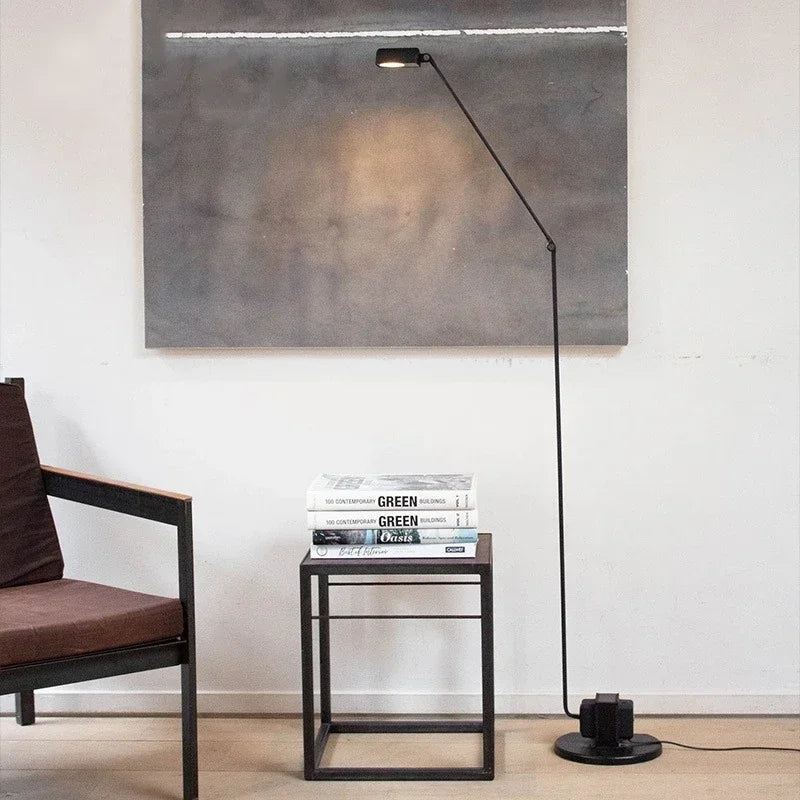 Modern floor lamp with Italian design with adjustable swivel arm - view 3