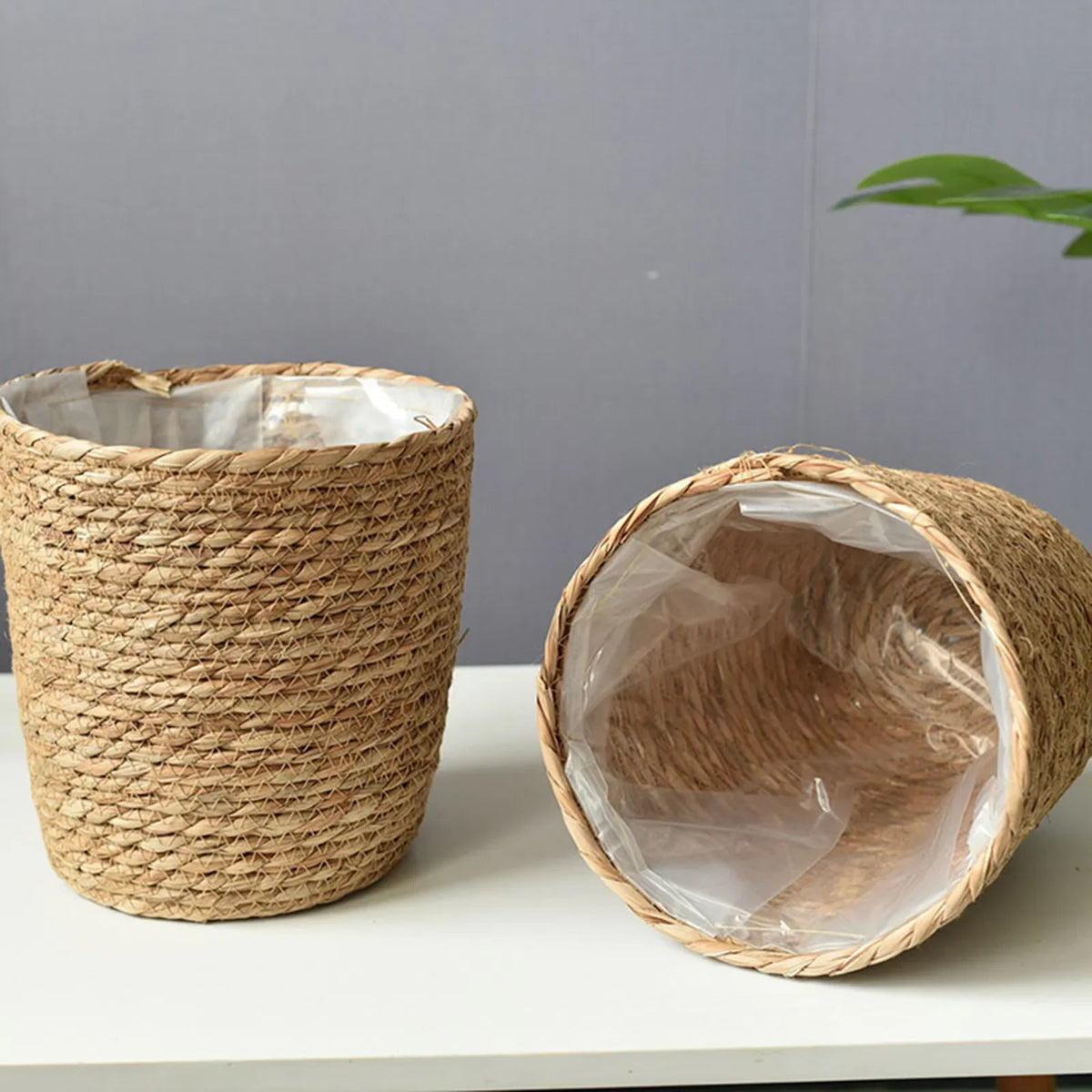 Rattan liners for plant baskets and garden decoration - view 3