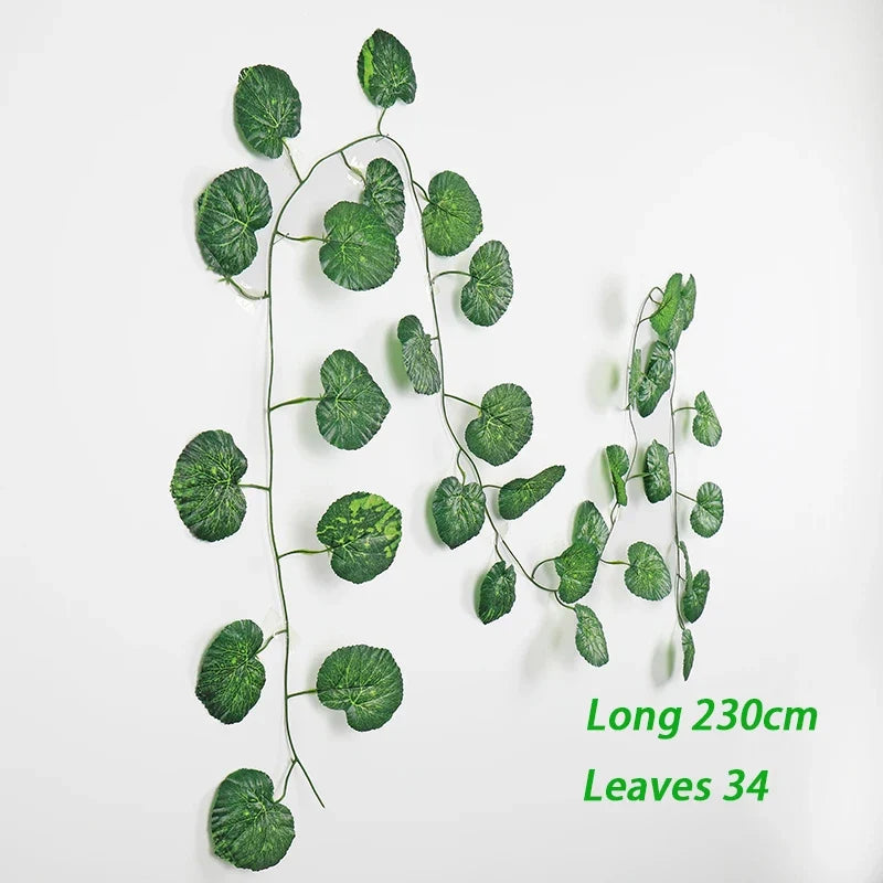 Artificial plant suspended ivy for wall decoration and wedding - Begonia Leaves