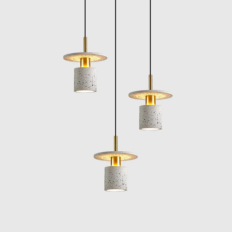 Creative terrazzo chandelier for minimalist restaurant and shop - view 5