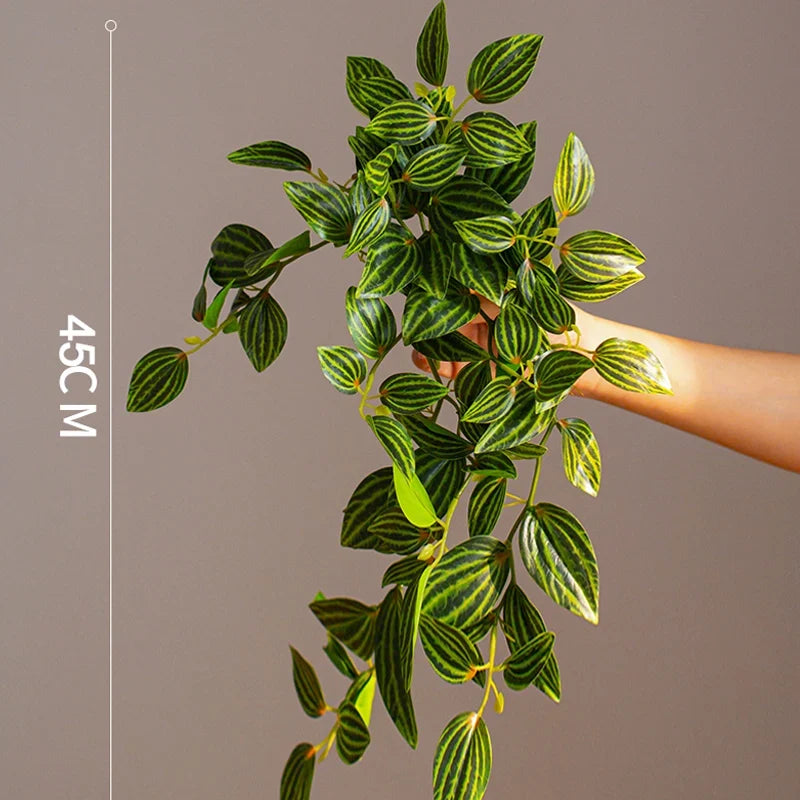 Artificial plants suspended in rattan for interior decoration - 45 cm E