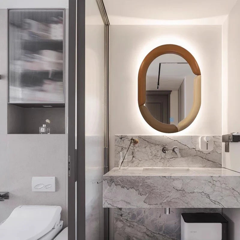 Decorative mirrors for bathroom and makeup - view 2