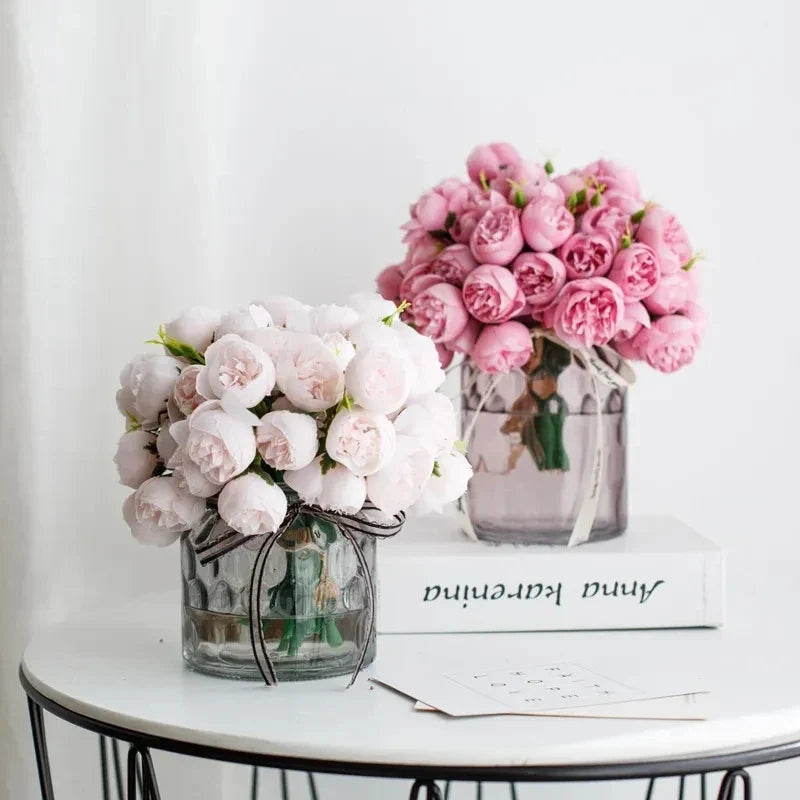27 artificial peonies heads for wedding decorations and DIY - view 2