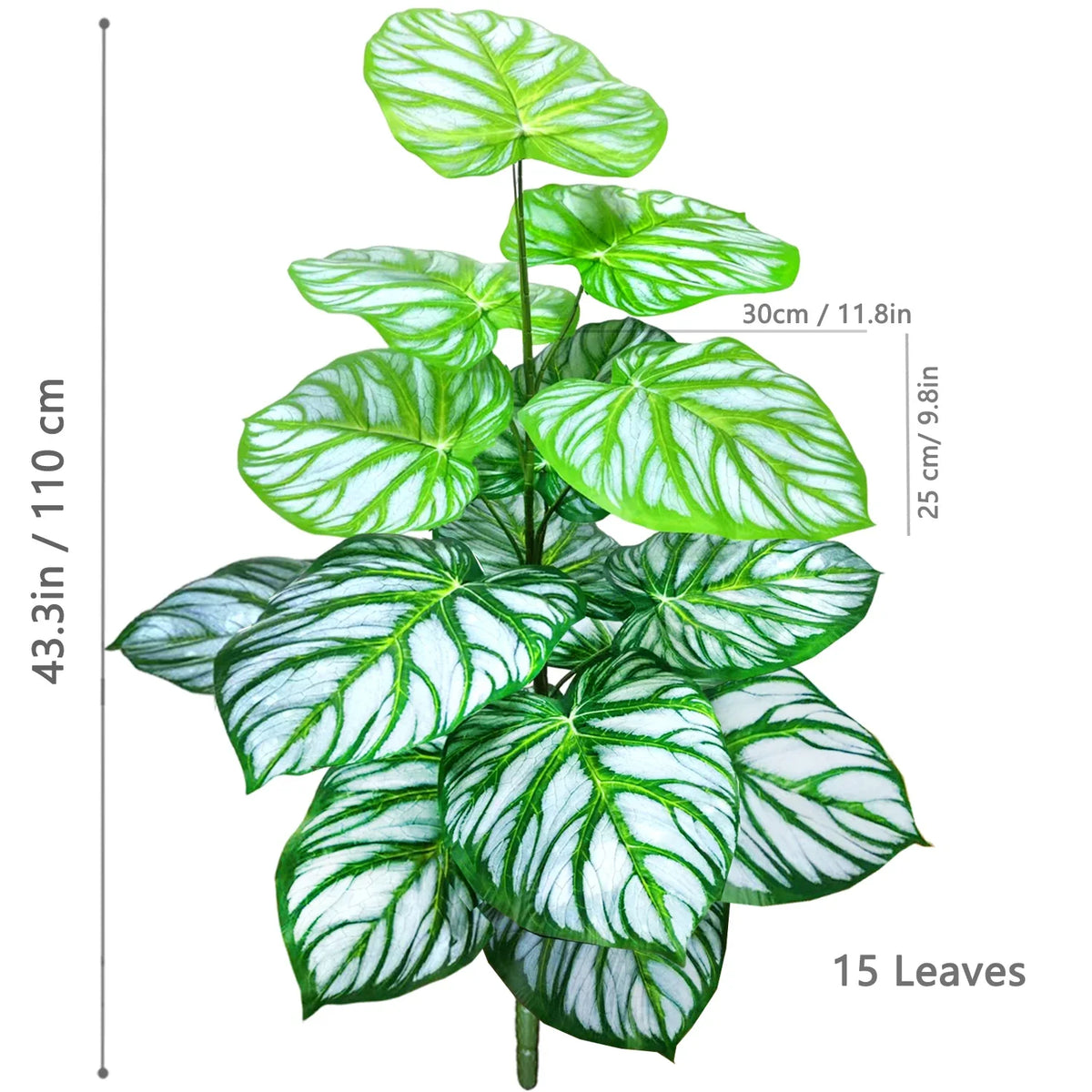 Artificial plant in pot apple leaf for interior decoration - LXY-15Y-110-T6
