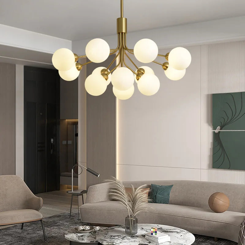 Nordic luxury glass lamp for modern creative lighting - view 3