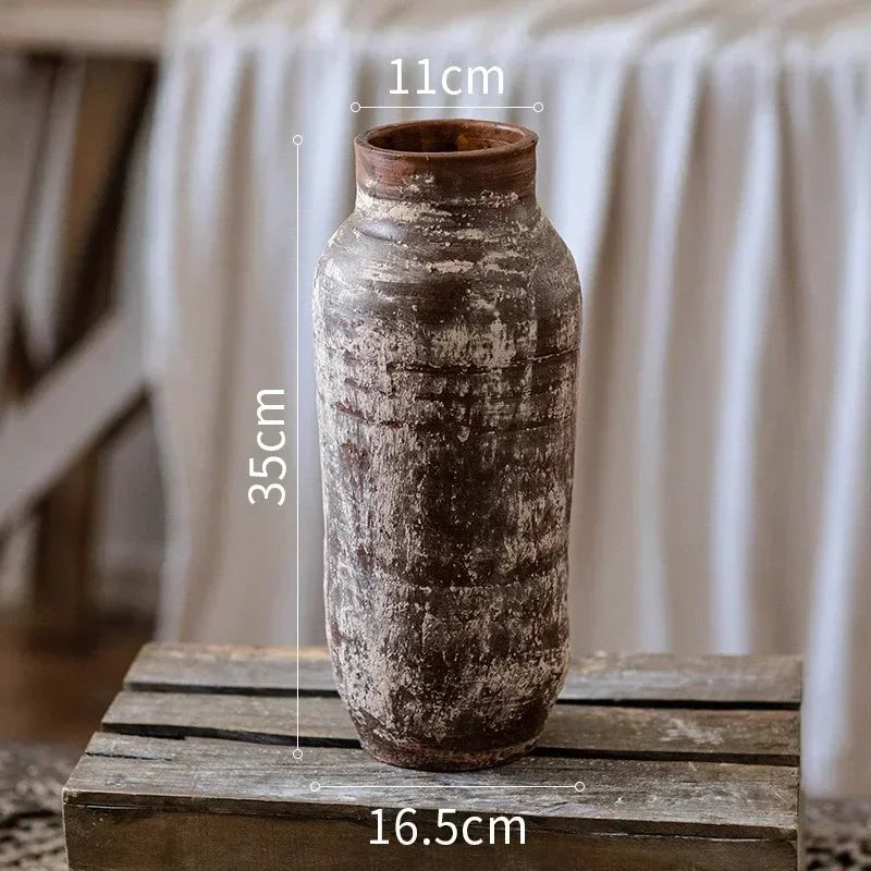 Rustic pottery gardeners for interior and exterior decoration - 67