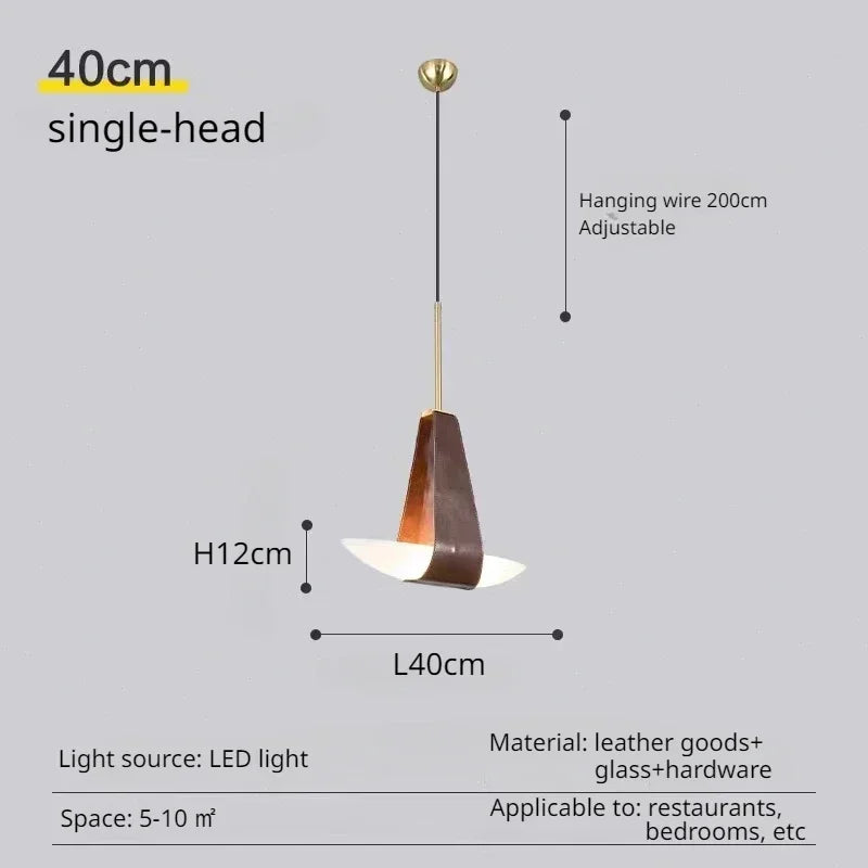 Modern Nordic chandelier creative interior decorative lighting - 1 Head / Cool Light