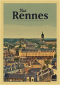 Vintage Travel Poster Wall Art for Tourism, Design 41 - 41 / A3 16.5 x 11.8 inches