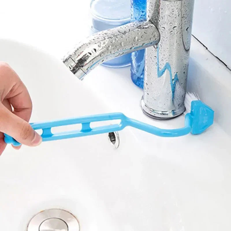 Set of 2 curved bathroom cleaning brushes - view 3