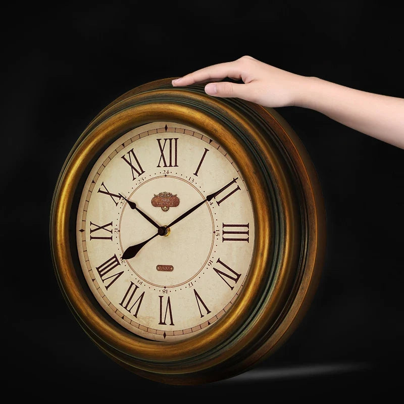 Retro industrial style wall clock for interior decoration - view 5