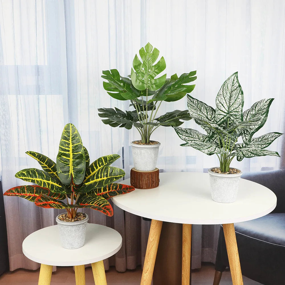 Artificial plants in decorative turtle leaf for home and office - view 6