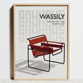Minimalist Bauhaus Geometric Poster for Modern Wall Decor - A4 21x30cm Unframed / F0069-10