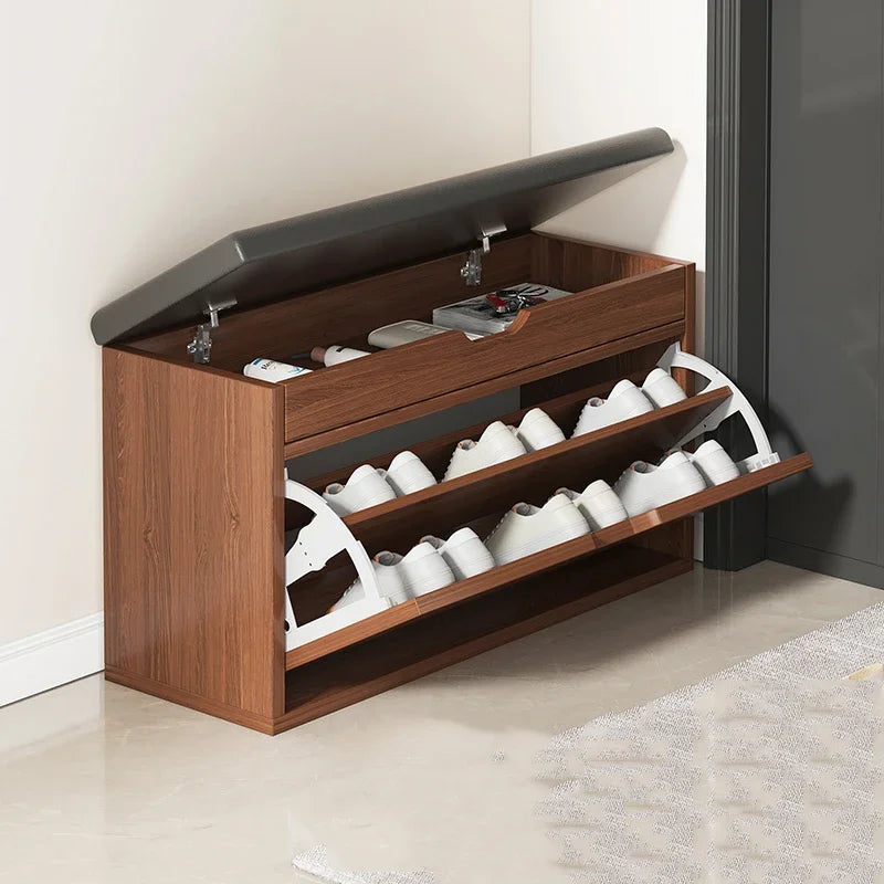 Japanese design vertical storage cabinets for modern shoes - view 3