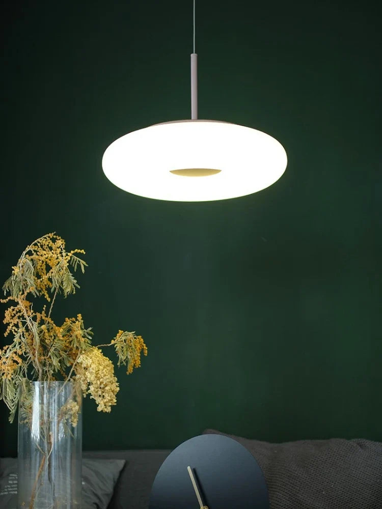 Circular chandelier with modern led for minimalist interior - view 2