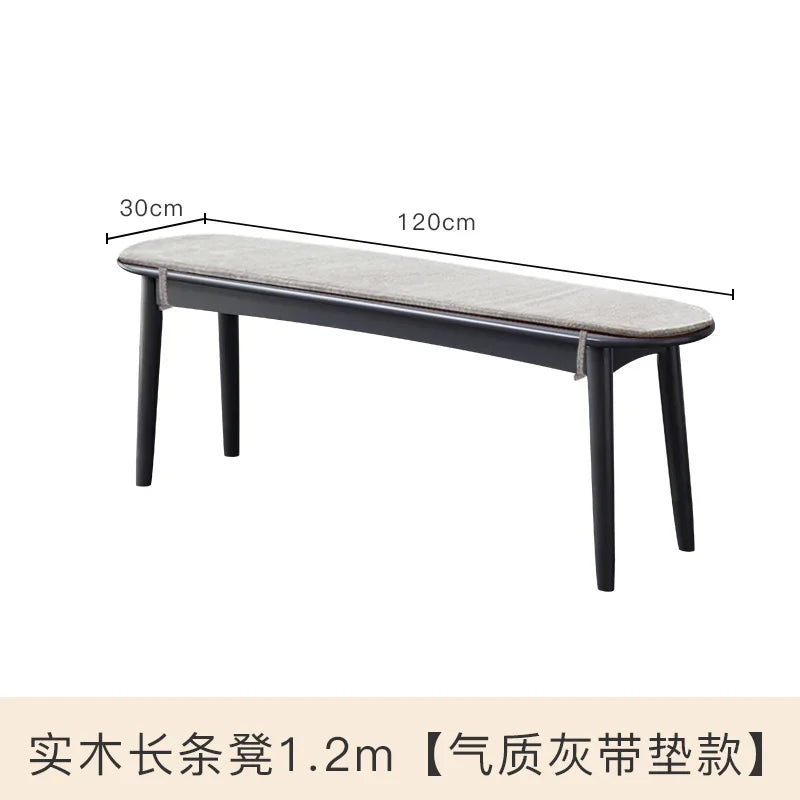 Elegant and versatile bench for a refined and comfortable interior - Gray Belt Advance