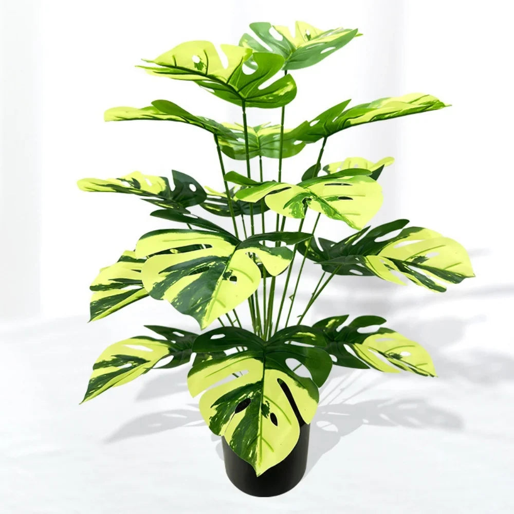 Artificial turtle leaves for interior decoration