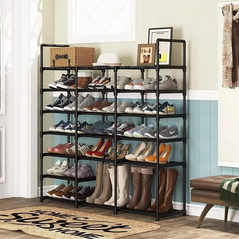 Vertical shoe organizer for 35 to 45 pairs - view 6