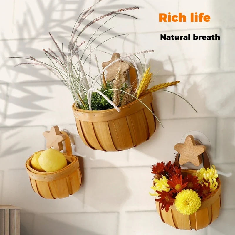 Classic Wall-Hanging Kitchen Organizer Basket - view 3