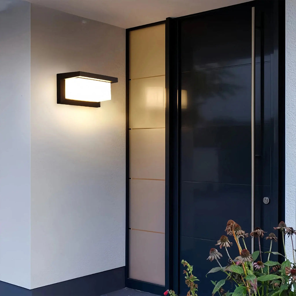 Outdoor led wall sconce with automatic motion sensor - view 6