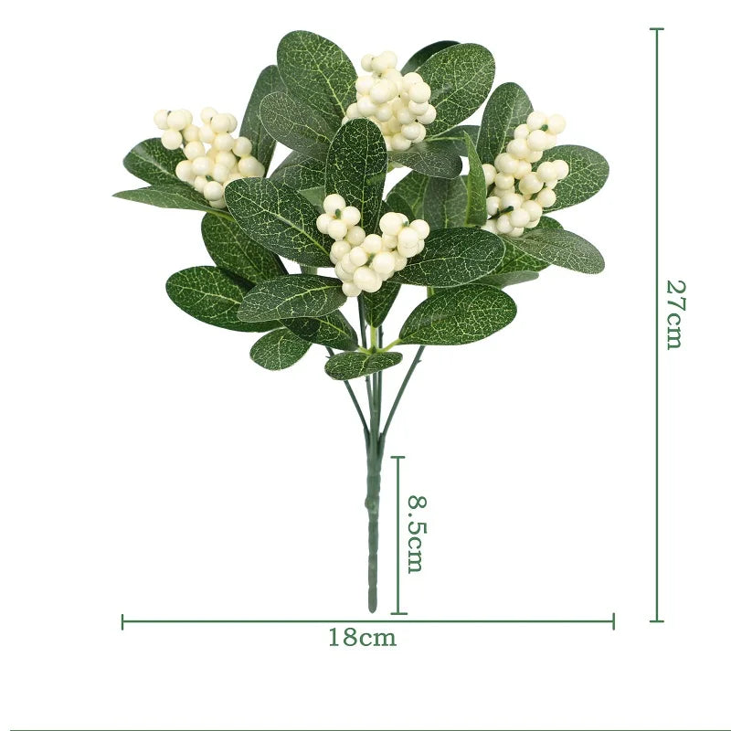 Artificial plants decorative bouquet for wedding and garden - AL91blanc