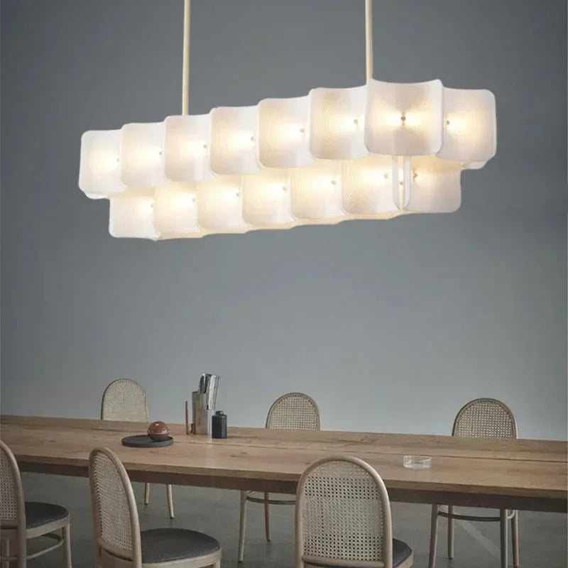 Modern acrylic chandelier Nordic style LED hanging lamp - view 2