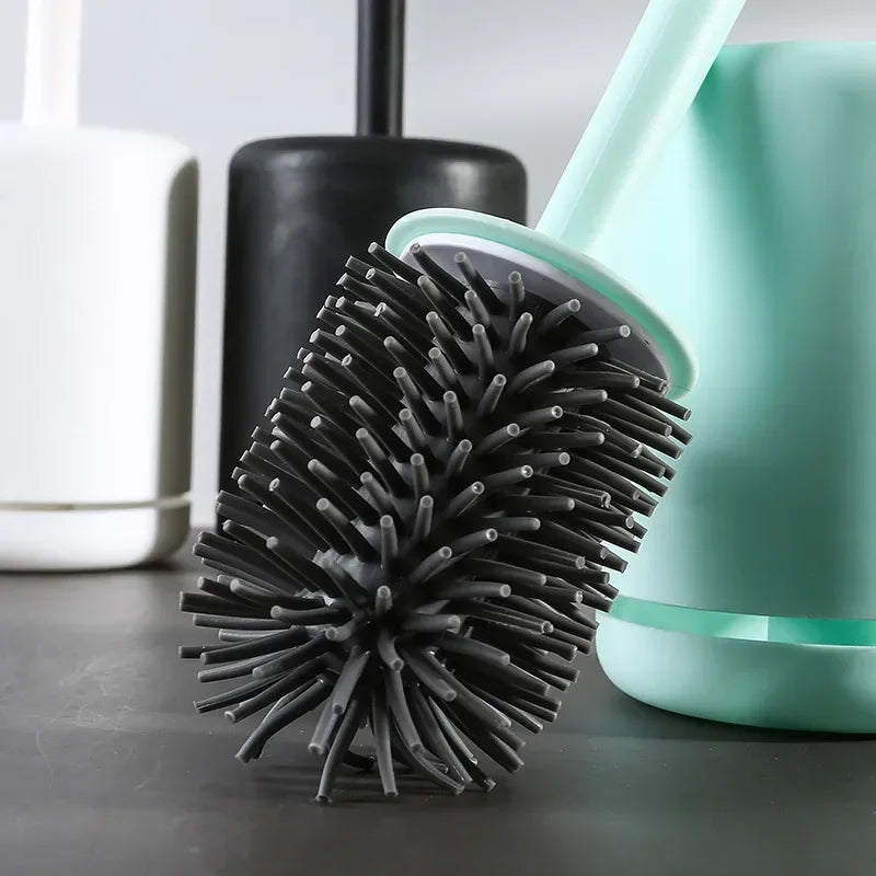 Wall toilet brush with practical storage holder - view 4