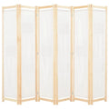 6-panel cream parting Wall, 240x4 cm fabric - view 7
