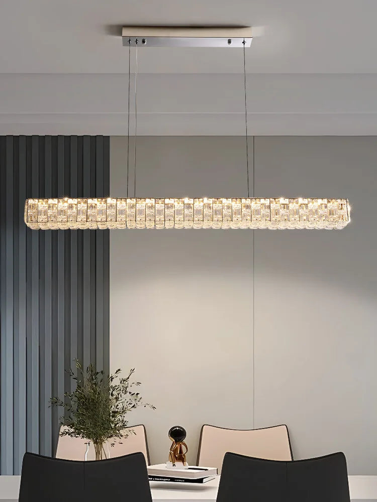Postmodern crystal chandelier for bar and living room - view 4