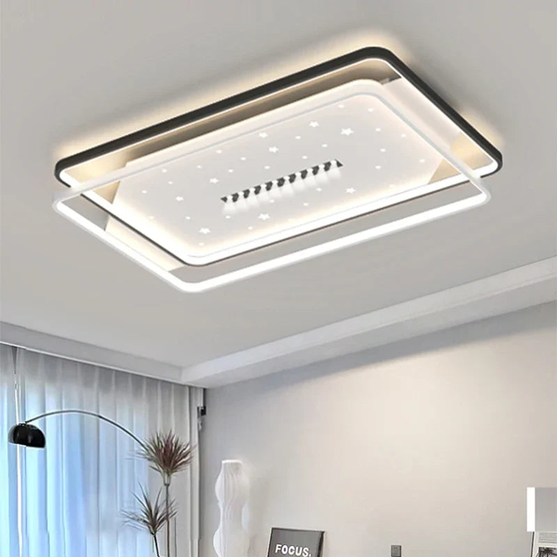 Modern led ceiling for interior and elegant atmosphere - view 3