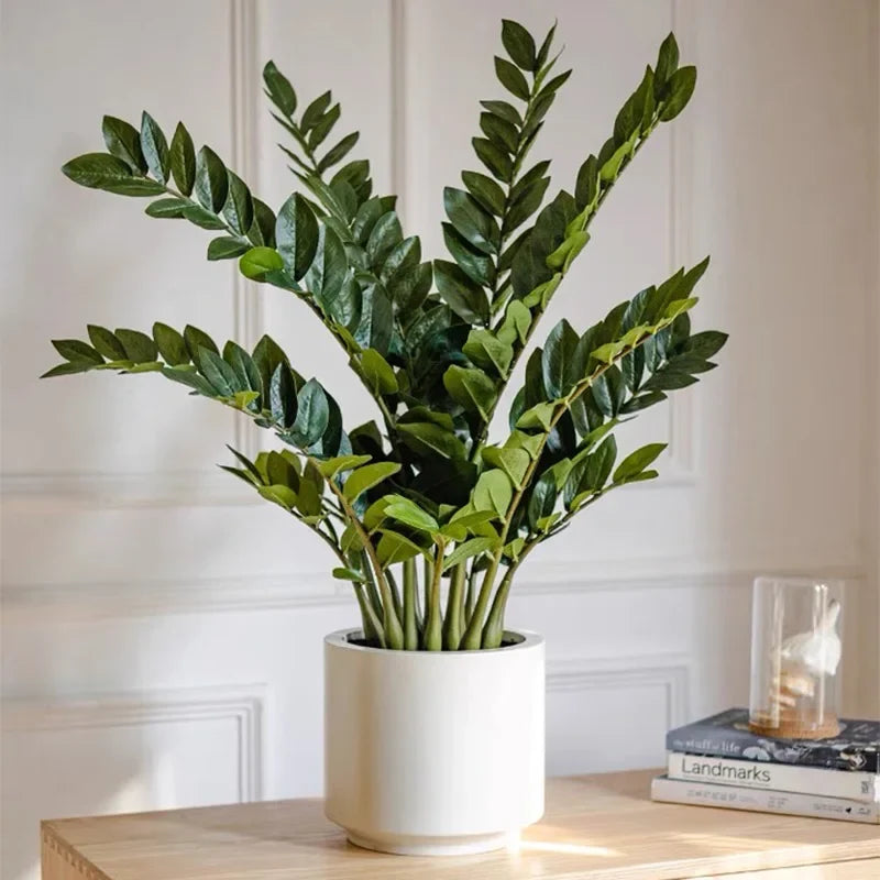Artificial plants tropical silver tree decorative plastic realistic - view 5